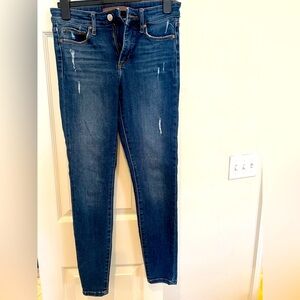 Joe’s jeans with slight distressed look